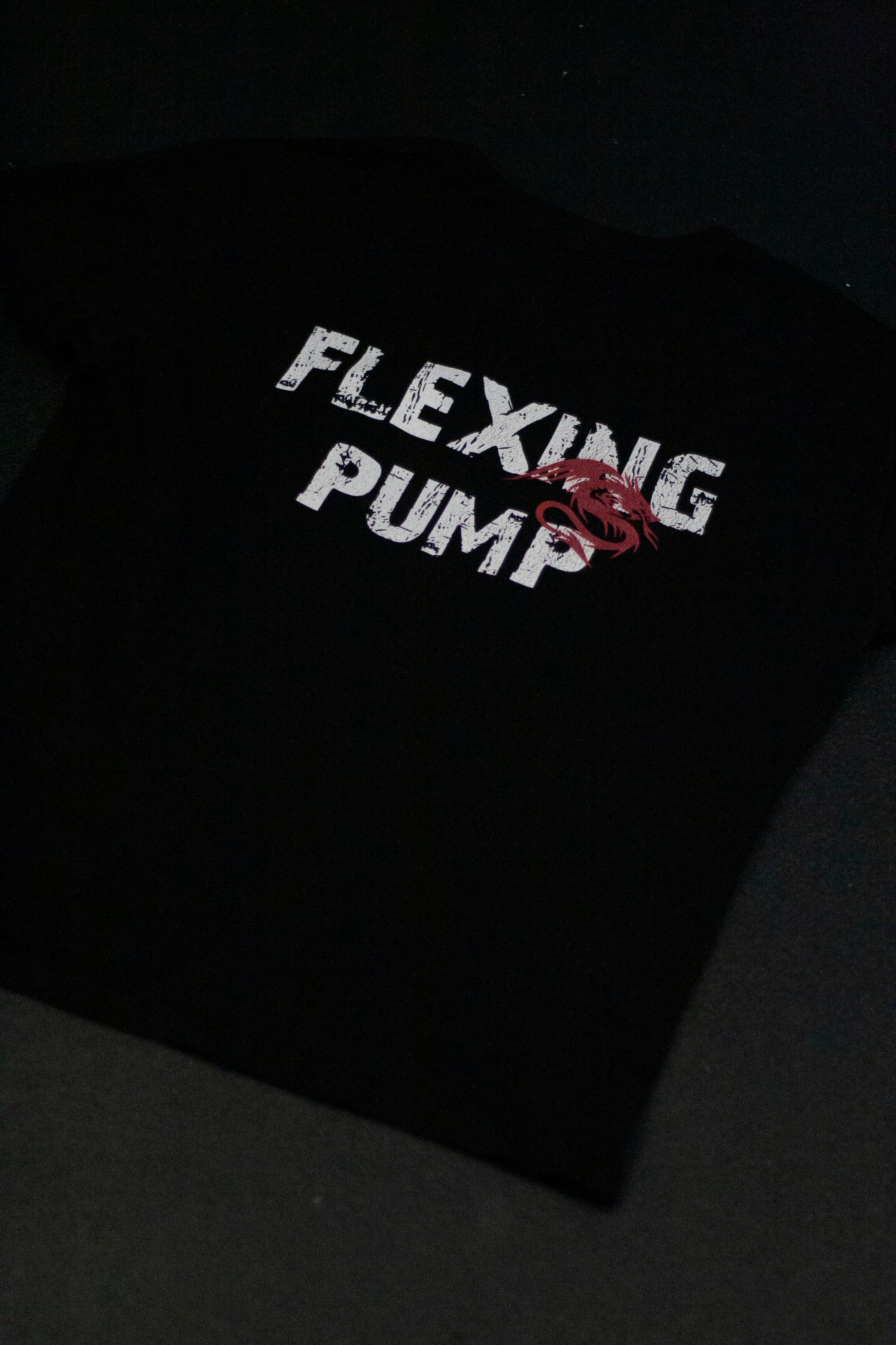 Camiseta Limited Edition FLEXING PUMP - Negra