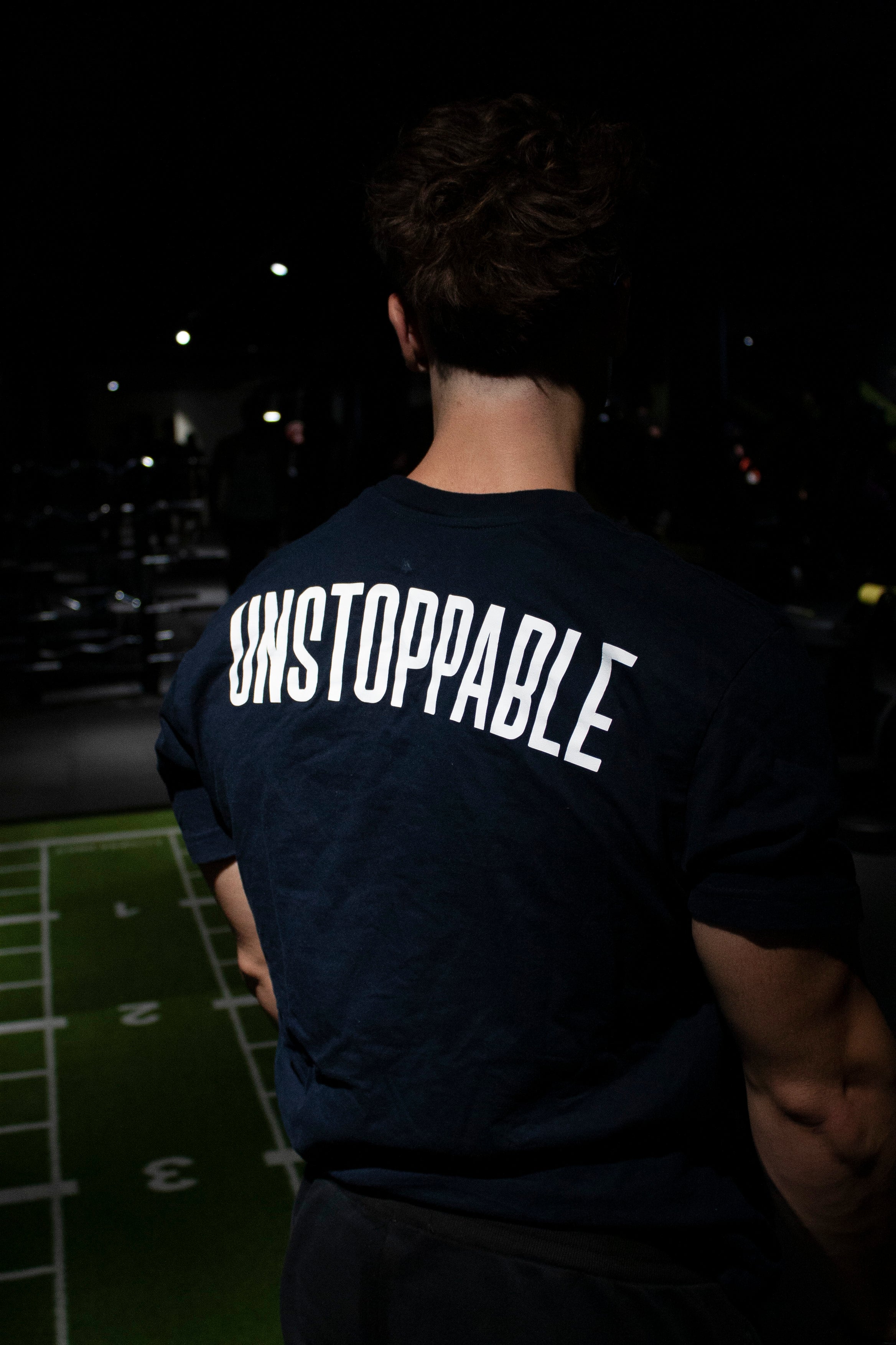 Camiseta Oversize UNSTOPPABLE - Blue Navy